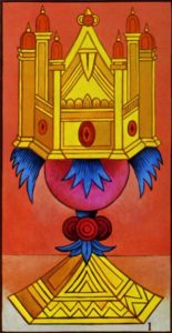  Representación Gráfica Carta Tarot Marsella Arcano Menor 1 As de Copas