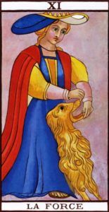  Representación Gráfica Carta Tarot Marsella Arcano Mayor 11 La Justicia
